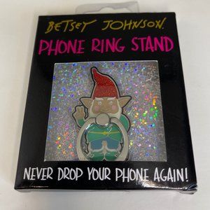 Betsey Johnson Elf Gnome Phone Ring Stand X Mas